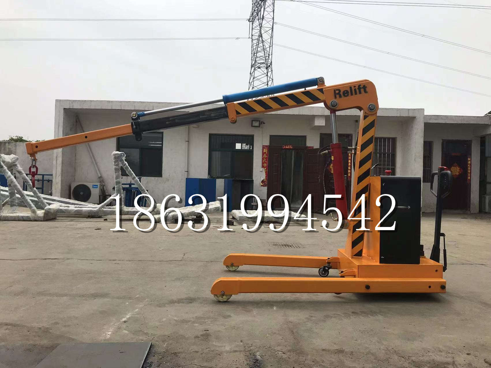 西青区久征定做3吨三轮随车吊 农用园林绿化移树吊 平板工程用小吊机