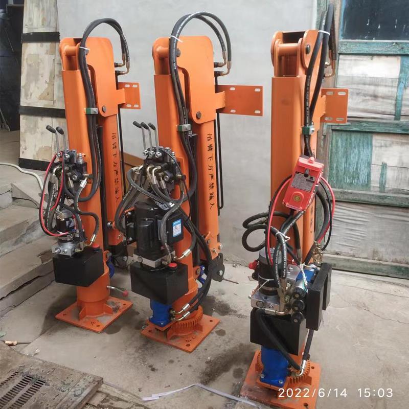 西青区重汽蓝牌随车吊 3.2吨 国六动力强 液压驱动 农用自卸起重机